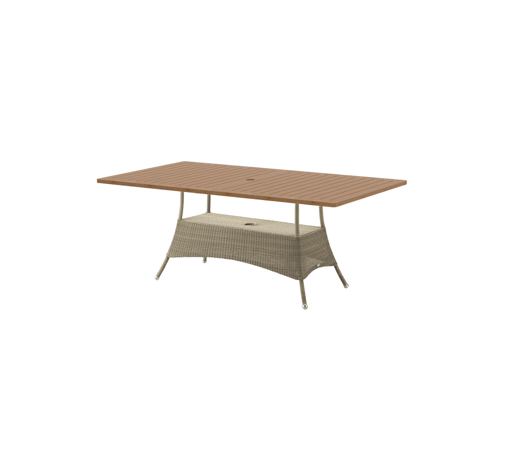 Lansing table de salle à manger grande, 180x100 cm