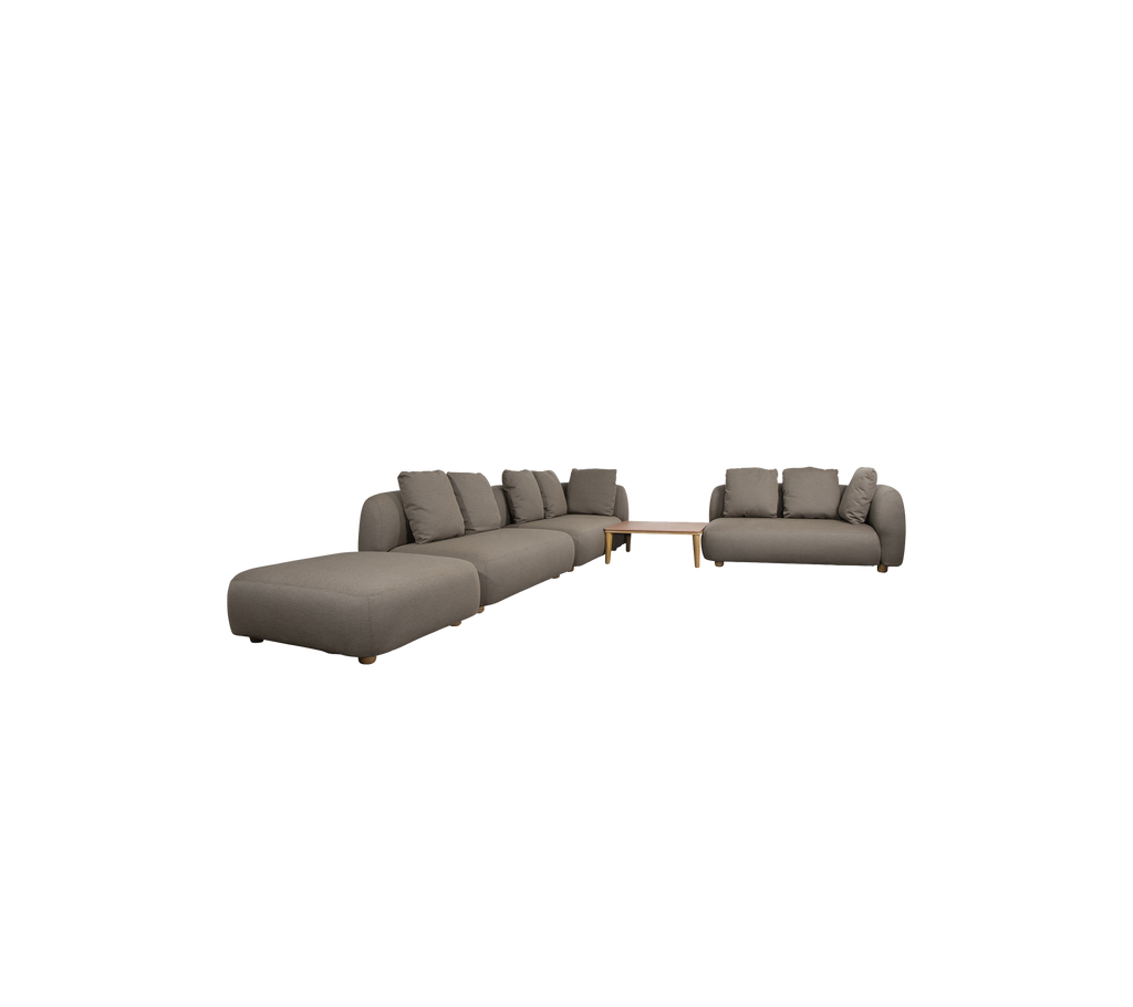 Capture canapé d'angle avec table, pouf & chaise longue (6)