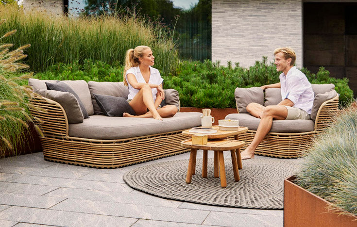 Make your outdoor space a part of nature with outdoor furniture from the Basket series