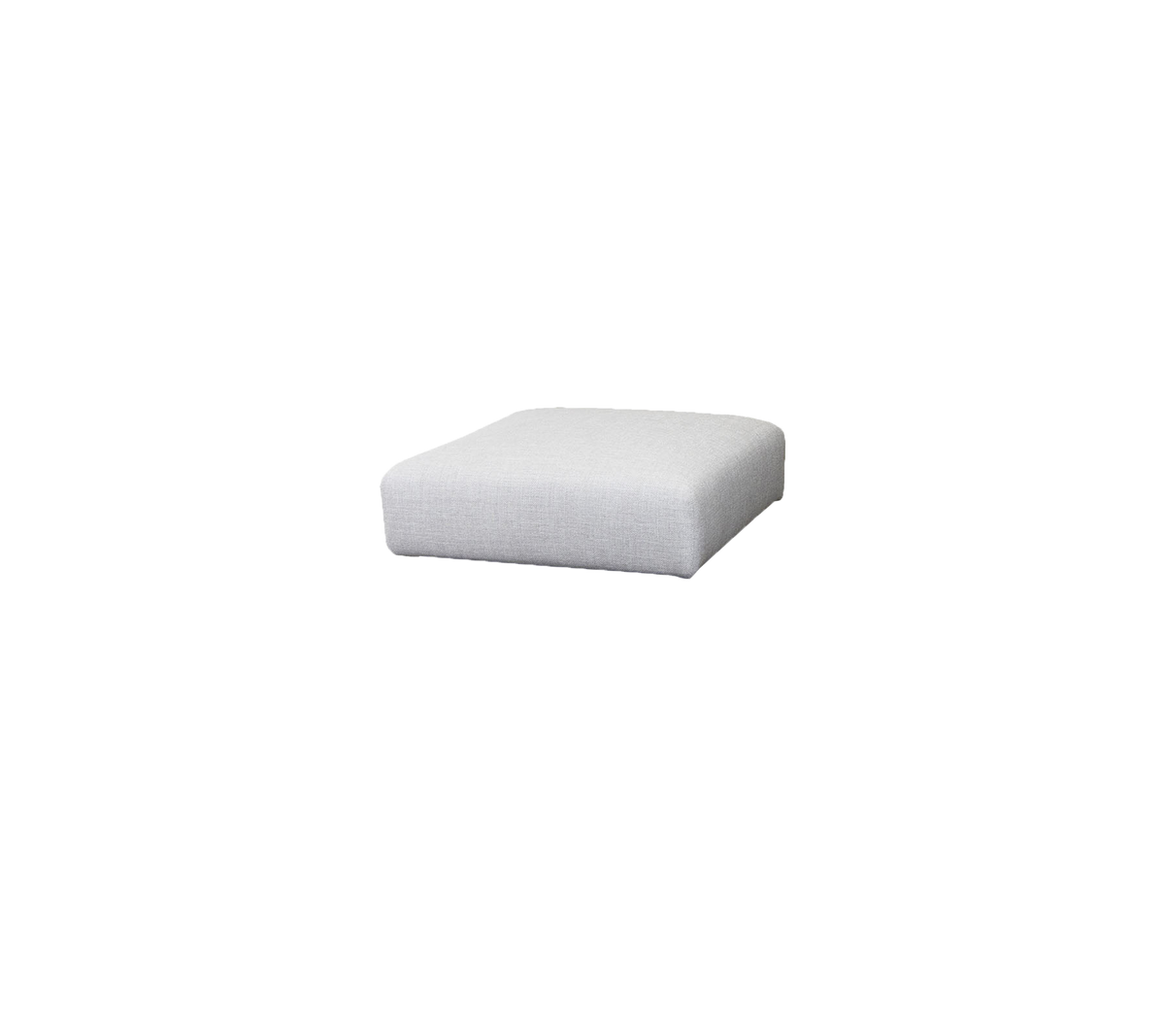 Coussin carré et minimaliste en tissu léger, parfait pour un siège polyvalent ou pour améliorer la décoration. Design simple et élégant.