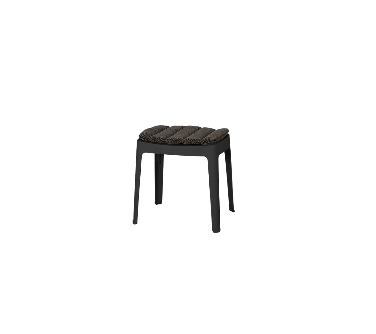 Un tabouret élégant et minimaliste avec un siège rembourré et des pieds robustes, parfait pour des options d'assise polyvalentes dans divers environnements.