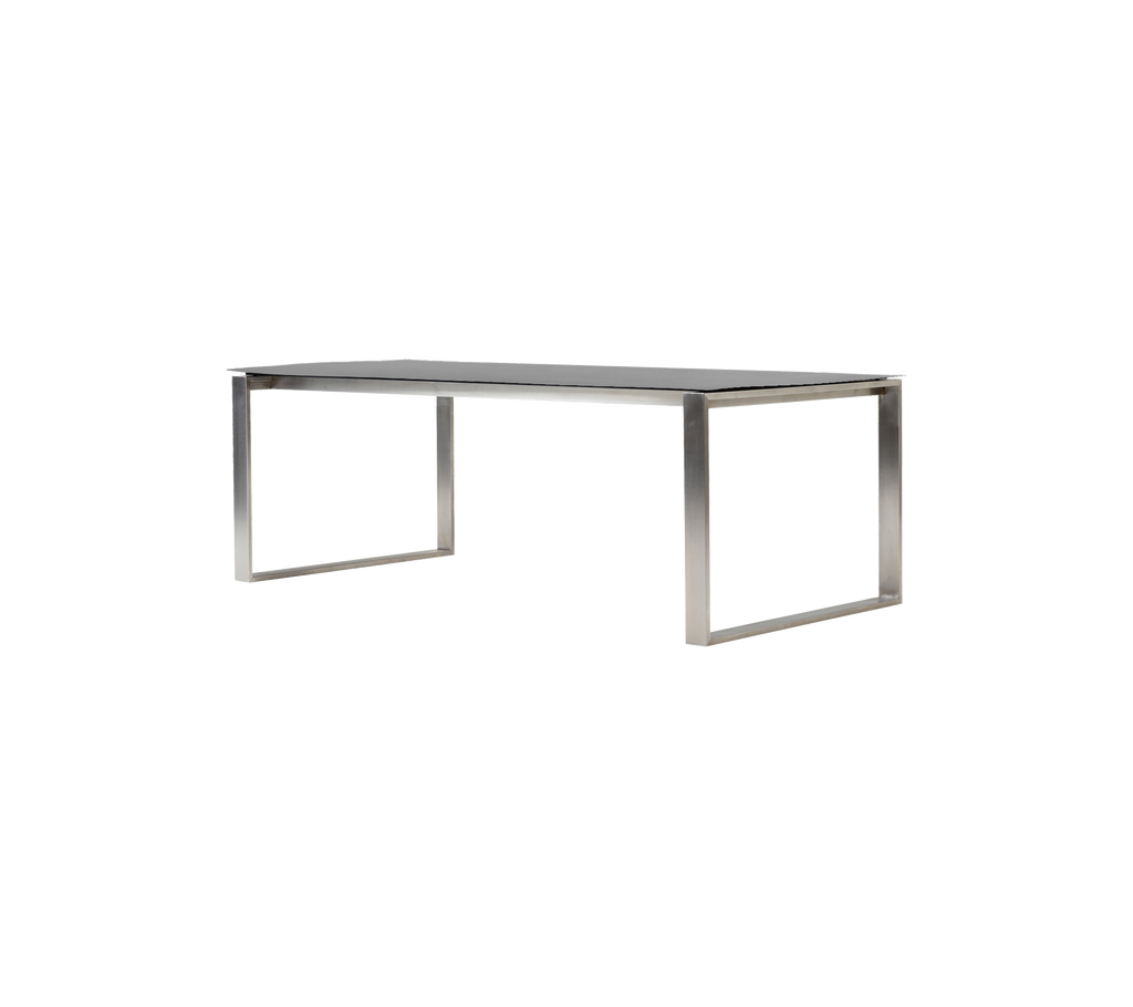 Edge table de salle à manger avec 120 cm extension (330x100 cm)
