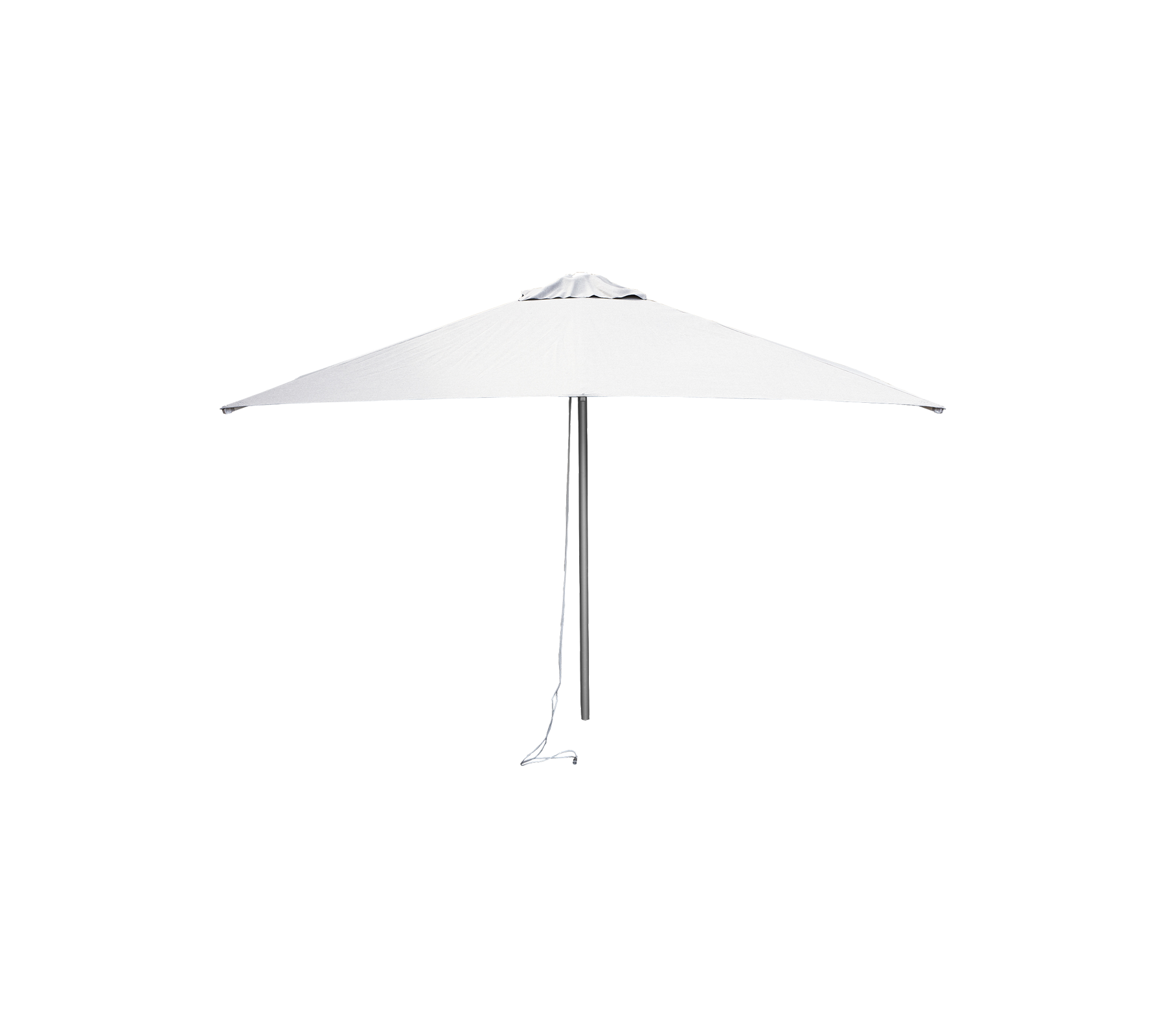 Harbour parasol avec système de poulie, 2x2 m