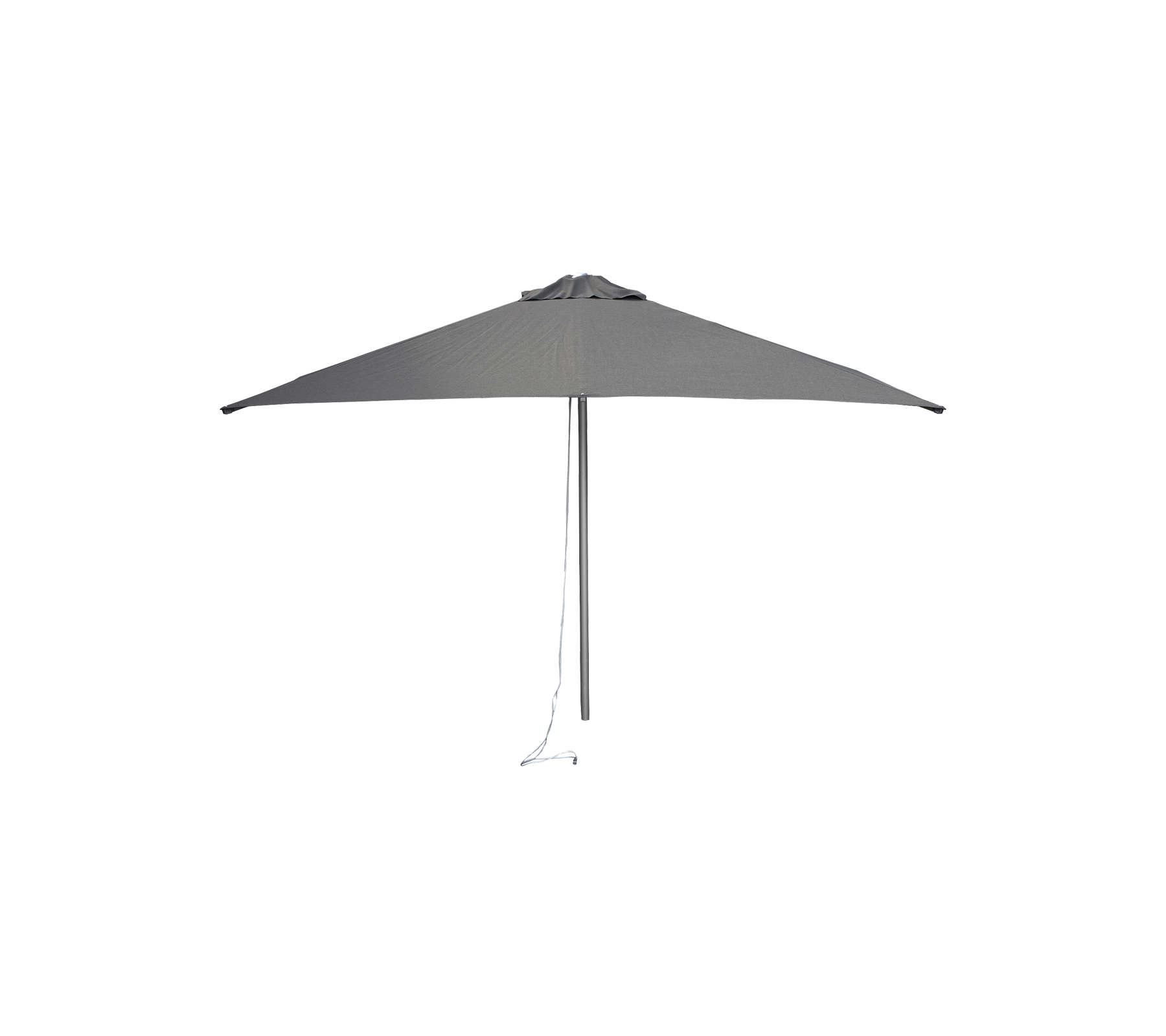 Harbour parasol avec système de poulie, 2x2 m