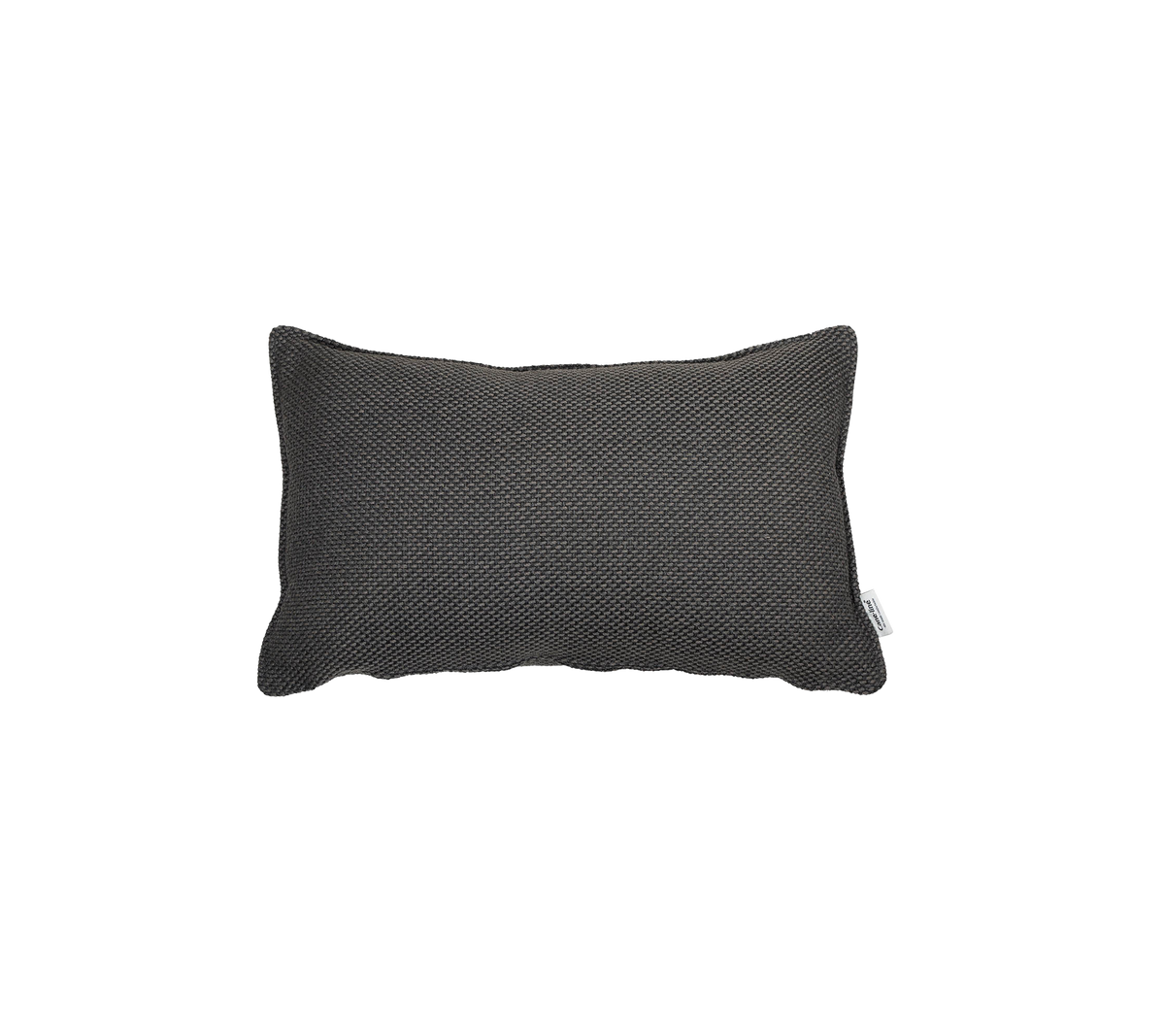 Coussin rectangulaire texturé dans une couleur sombre élégante, ajoutant une touche d'élégance moderne à tout environnement.