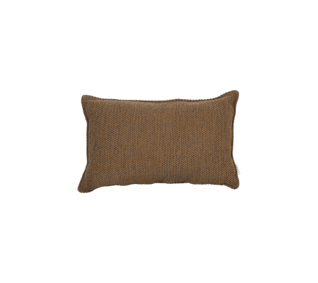 Coussin rectangulaire texturé de couleur marron chaud, conçu pour le confort et le style. Idéal pour la décoration intérieure ou comme accent cosy.