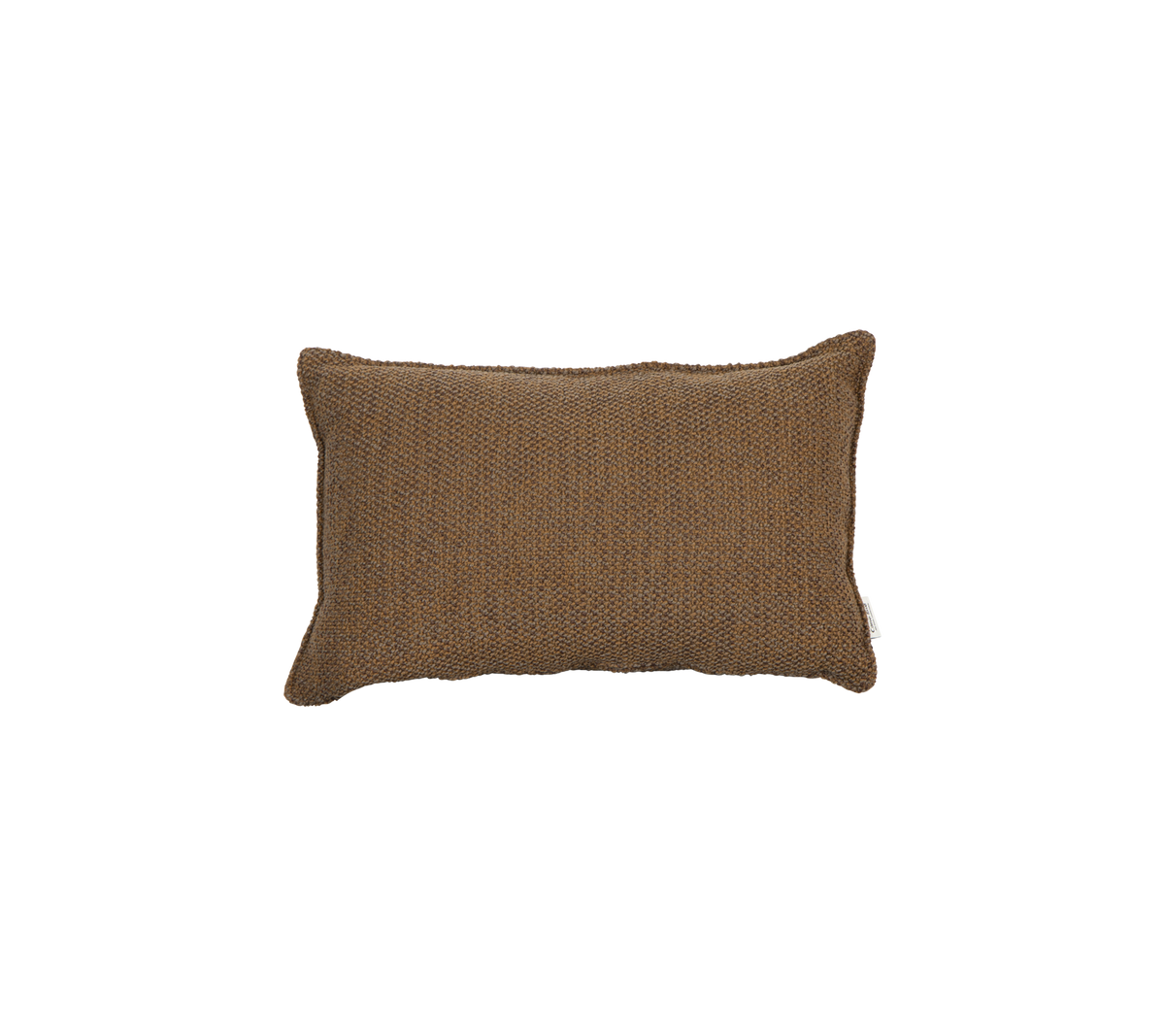 Coussin rectangulaire texturé de couleur marron chaud, conçu pour le confort et le style. Idéal pour la décoration intérieure ou comme accent cosy.