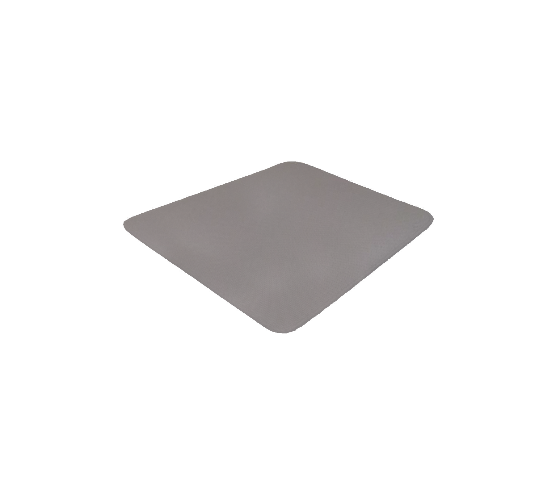 Surface rectangulaire grise avec des bords arrondis, adaptée à diverses applications et conçue pour la polyvalence et la durabilité.