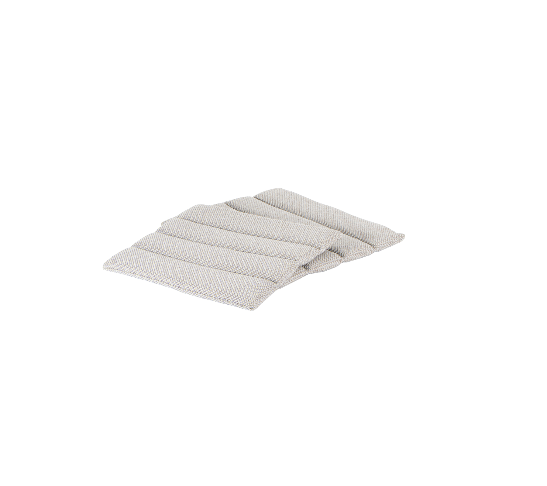 Tissu doux et plié dans une couleur neutre, présentant plusieurs côtes parallèles pour la texture et le confort. Idéal pour diverses utilisations.