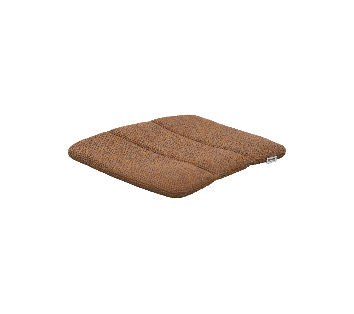 Coussin brun ombré avec une surface texturée.