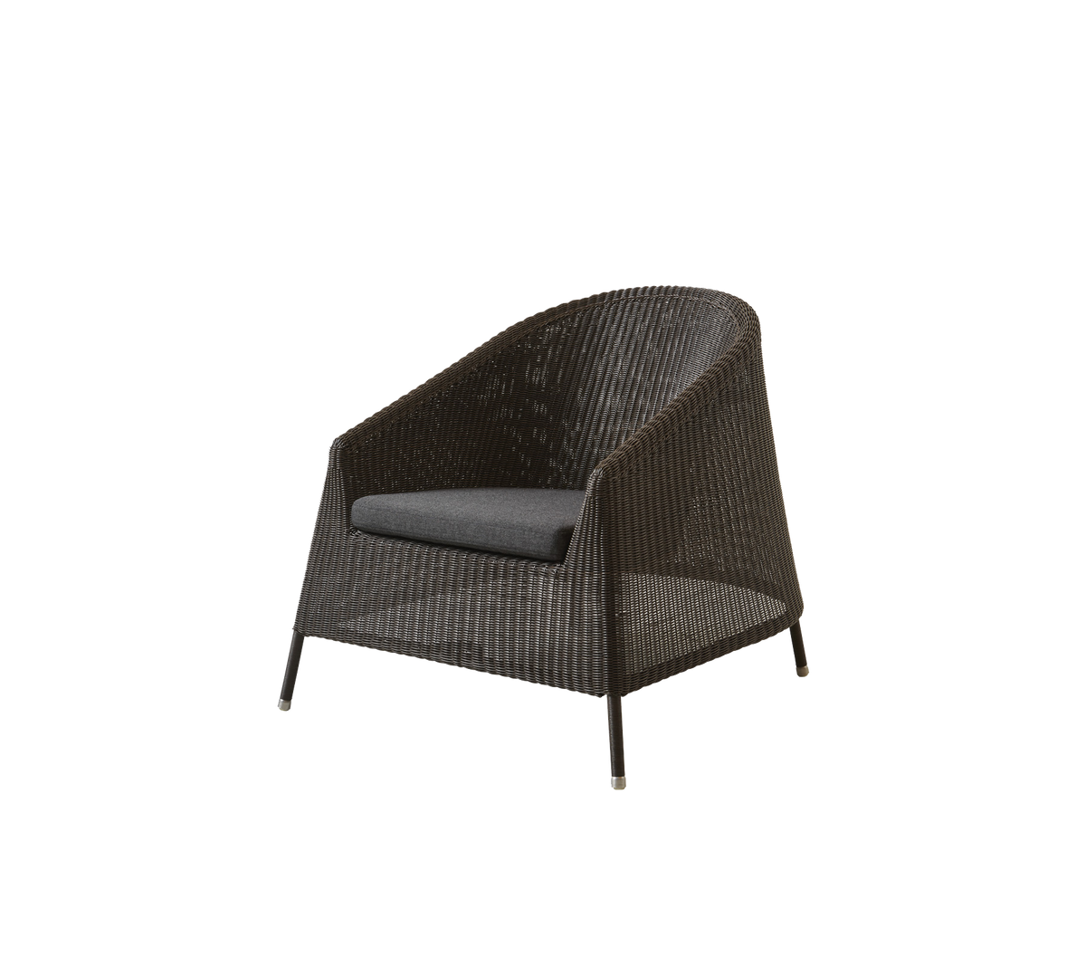 Chaise tissée élégante avec un siège spacieux et un coussin confortable, parfaite pour se détendre et améliorer n'importe quel espace.