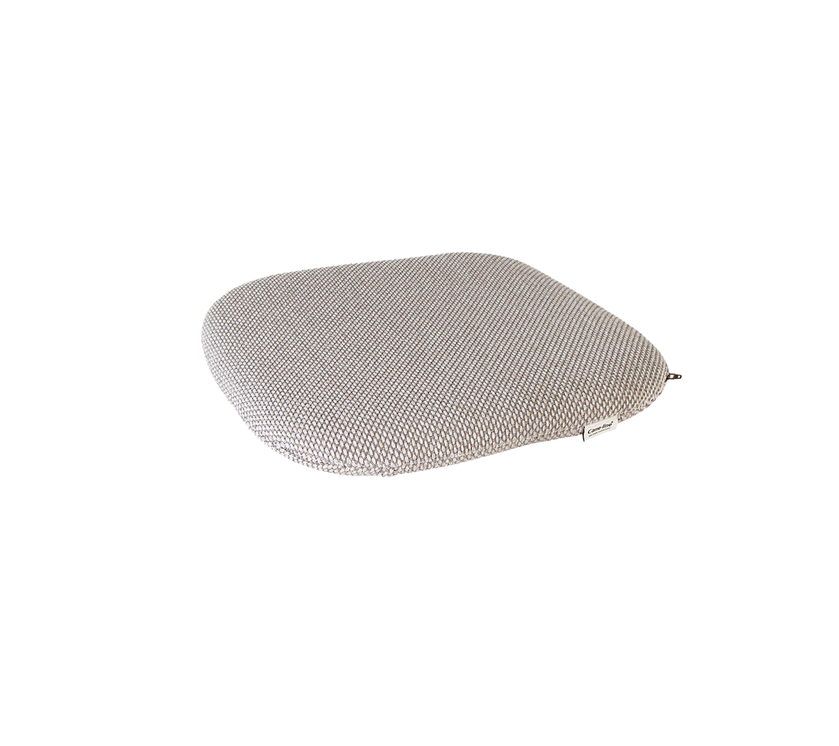 Coussin de siège rembourré gris clair avec une surface texturée, conçu pour le confort et le soutien. Idéal pour améliorer les espaces de seating.