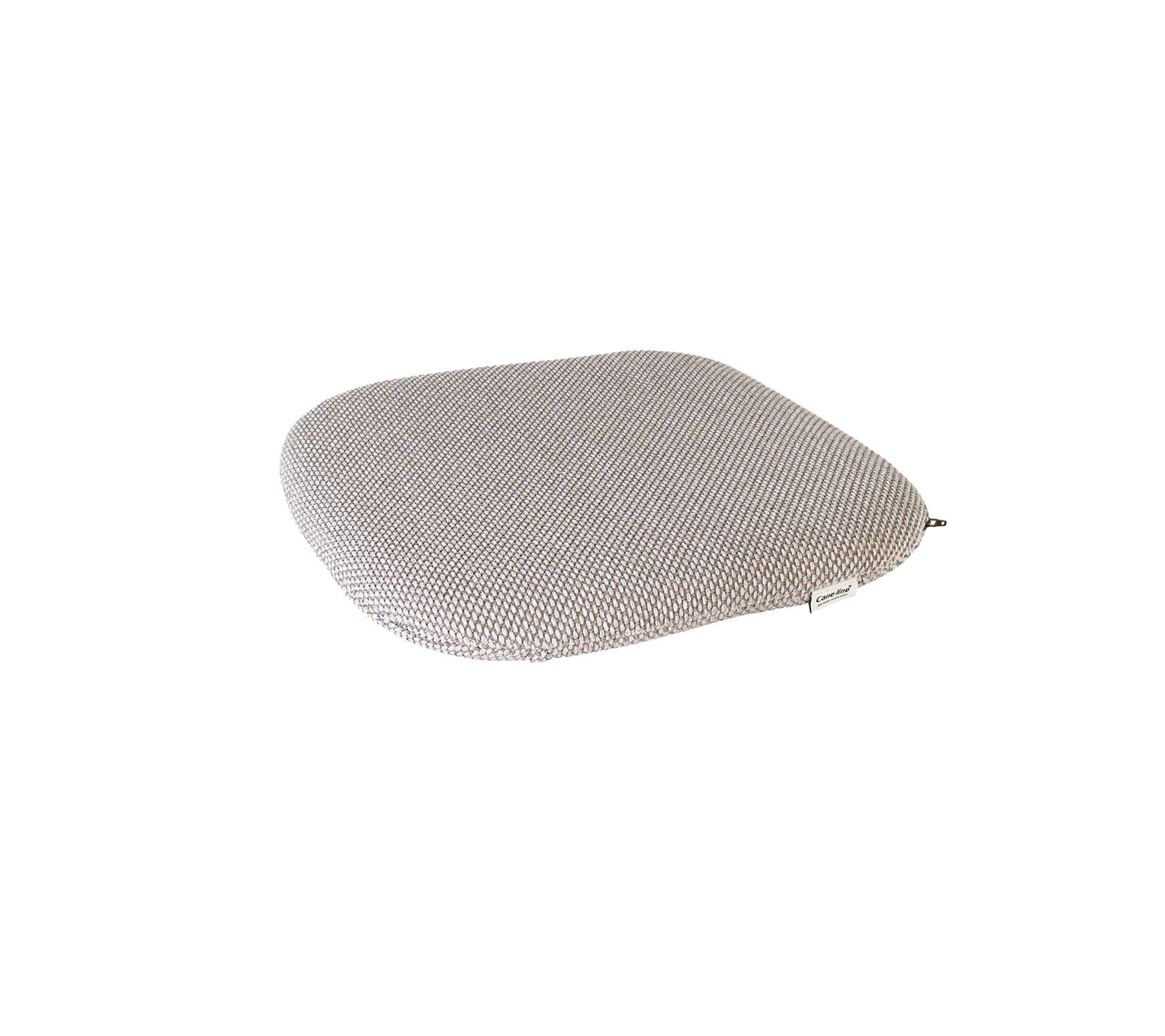 Coussin de siège rembourré gris clair avec une surface texturée, conçu pour le confort et le soutien. Idéal pour améliorer les espaces de seating.