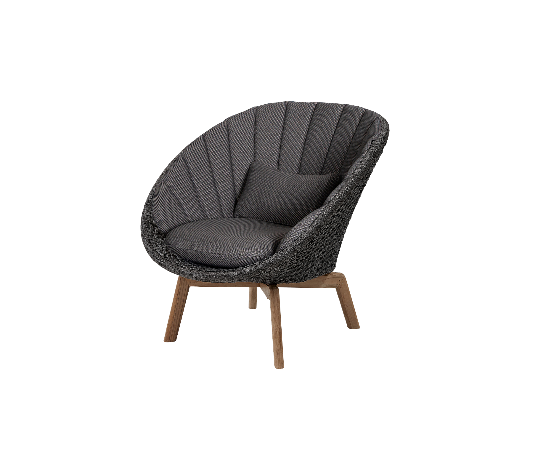 Chaise circulaire élégante avec un rembourrage moelleux et des pieds en bois élégants, dotée d'un revêtement texturé pour le confort et l'élégance.