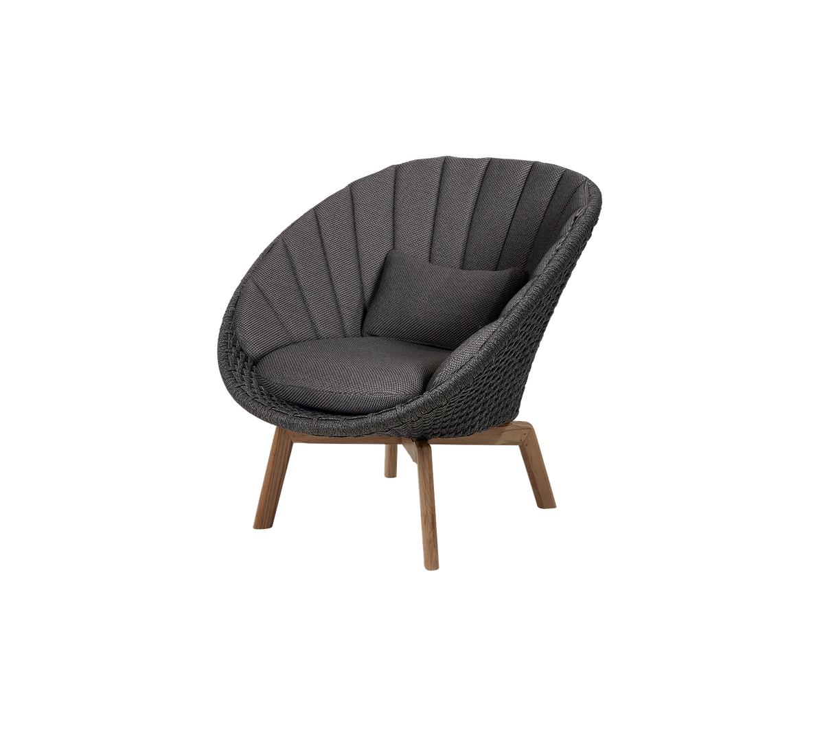 Chaise circulaire élégante avec un rembourrage moelleux et des pieds en bois élégants, dotée d'un revêtement texturé pour le confort et l'élégance.