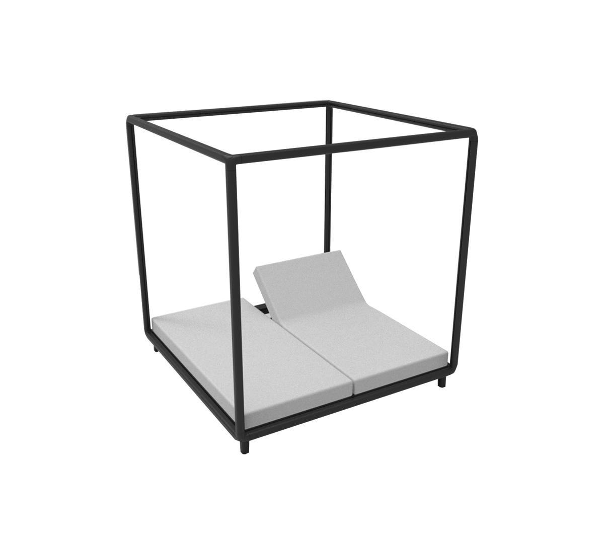 Un mobilier de lounge moderne avec un cadre minimaliste et des coussins moelleux, conçu pour le confort et le style dans les espaces de détente.