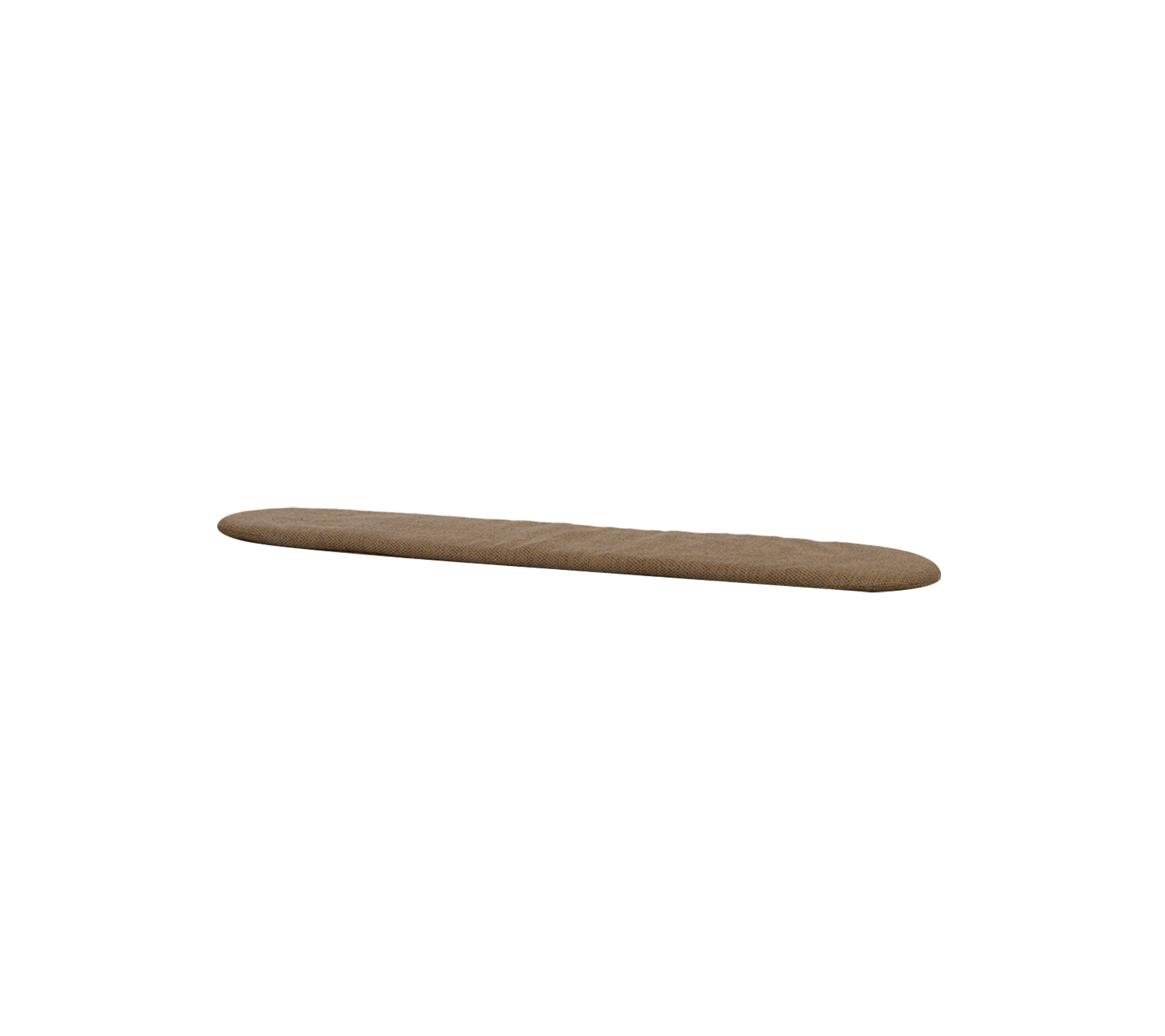 Coussin allongé couleur umber pour le banc Sticks.