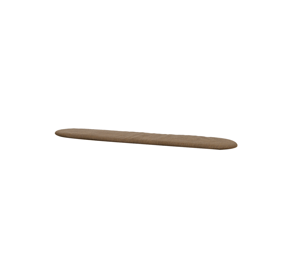 Coussin allongé couleur umber pour le banc Sticks.
