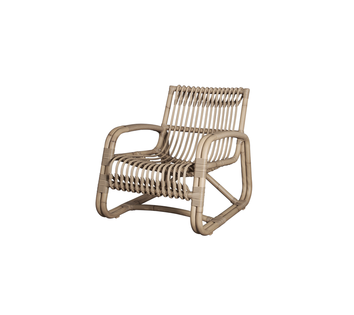 Fauteuil élégant au design tissé moderne, alliant confort et esthétique contemporaine.