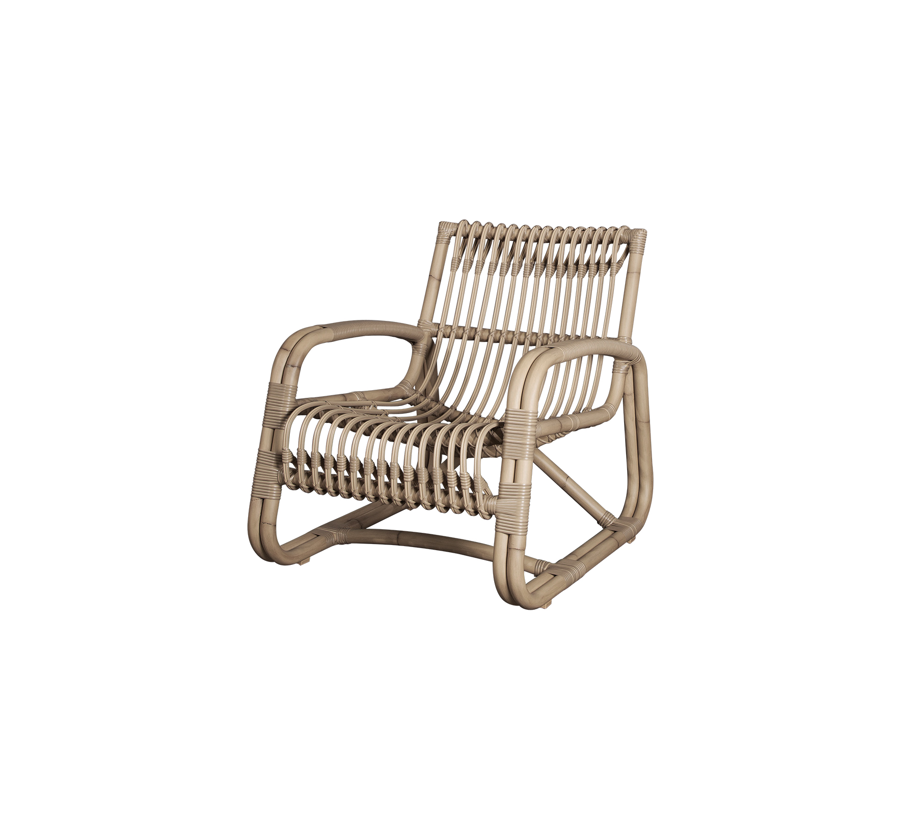 Fauteuil élégant au design tissé moderne, alliant confort et esthétique contemporaine.