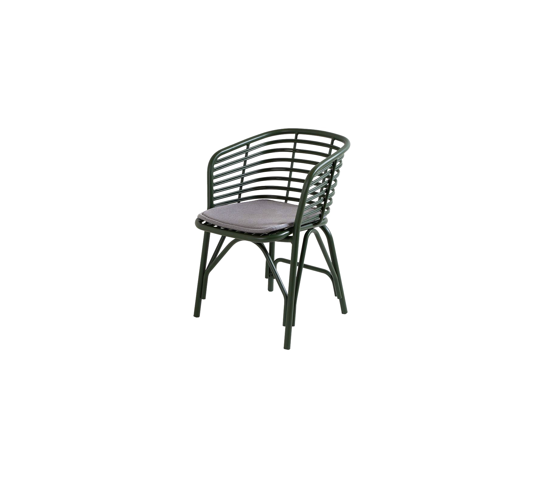 Chaise élégante avec un dossier incurvé et un siège rembourré, idéale pour le confort et l'attrait esthétique.