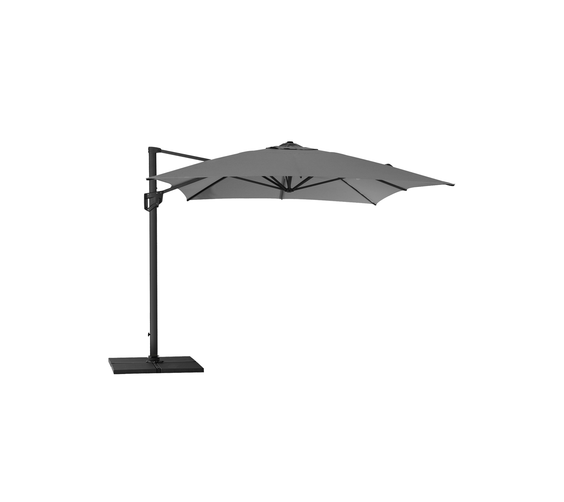 Hyde luxe parasol suspendu, 3x4 m