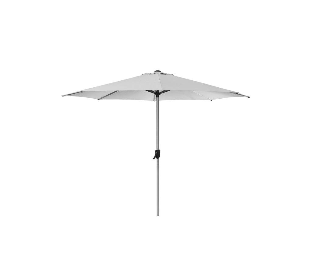 Sunshade parasol avec système de manivelle, diam. 3 m