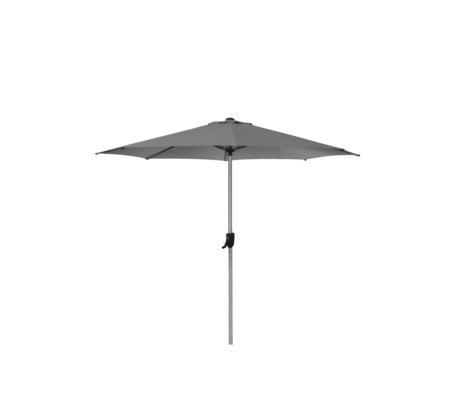 Sunshade parasol avec système de manivelle, diam. 3 m