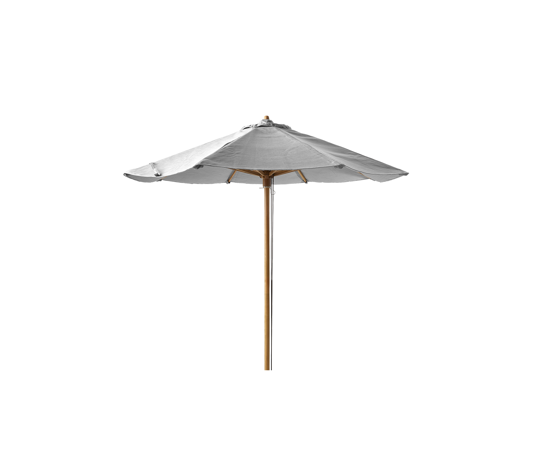 Classic parasol avec système de poulie, dia 2,4 m