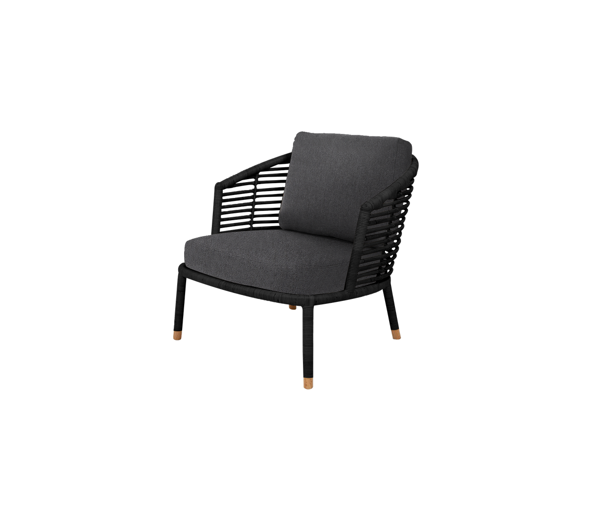 Chaise élégante au design moderne avec un dossier tressé et un coussin doux, parfaite pour le confort et l'élégance.
