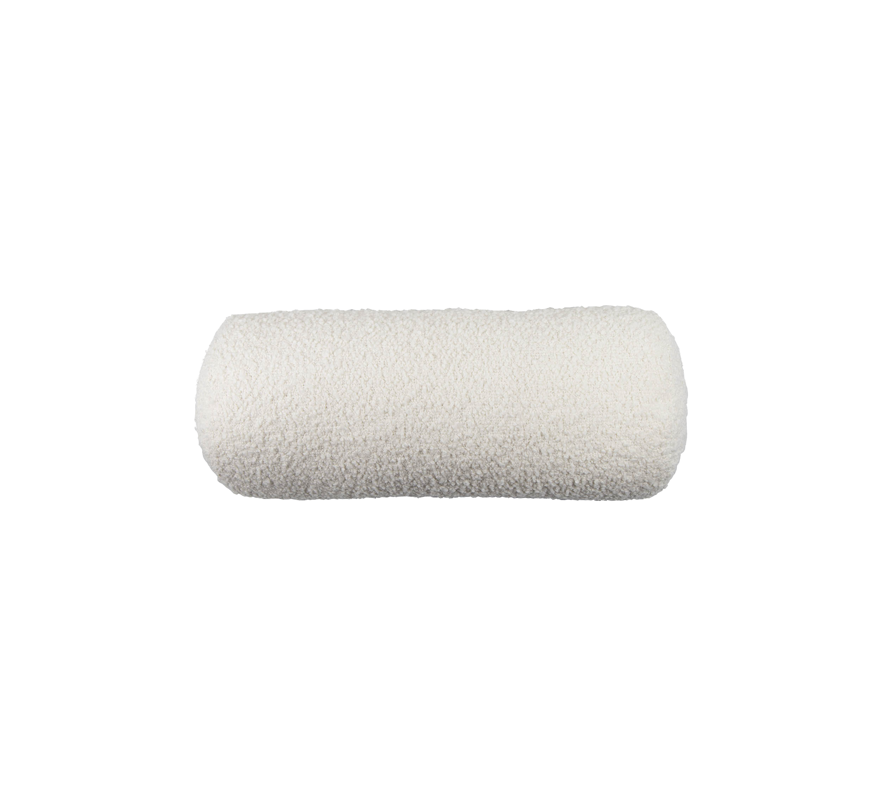Housse de rouleau blanche pour peinture, conçue pour offrir une finition lisse sur diverses surfaces. Idéale pour obtenir un look professionnel.