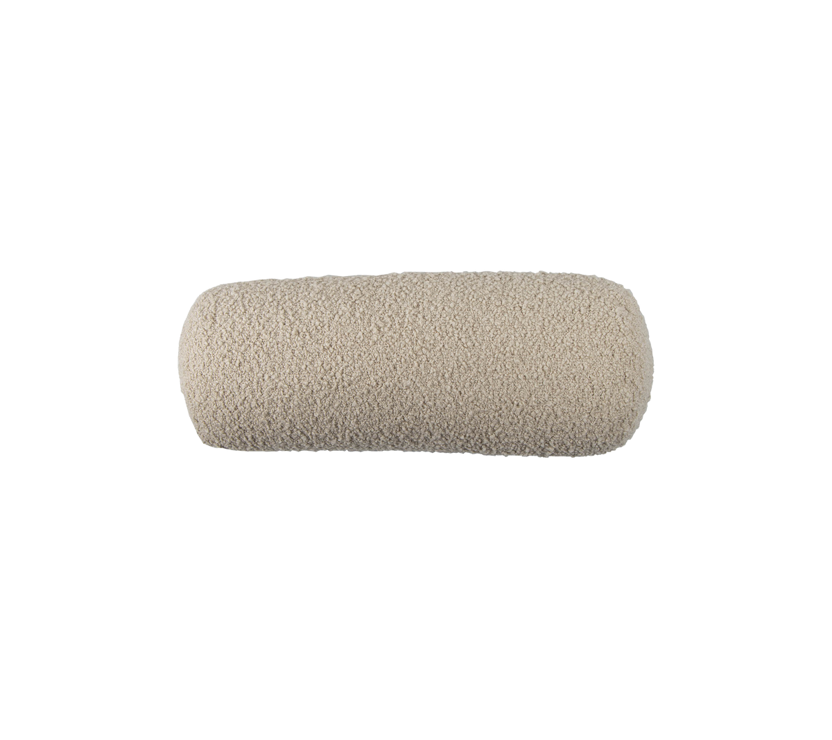 Housse de rouleau cylindrique couleur crème, adaptée pour peindre ou appliquer des finitions. Texture douce pour une application fluide.
