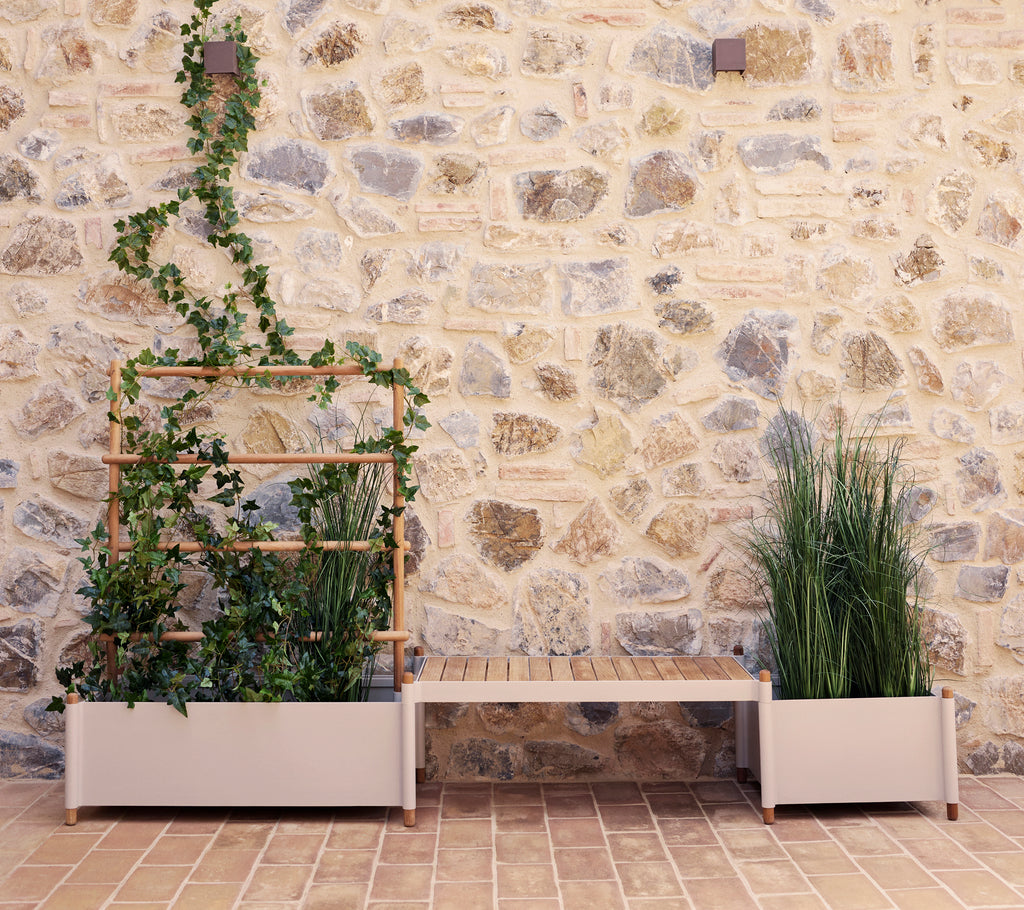 Banc Sticks avec jardinière