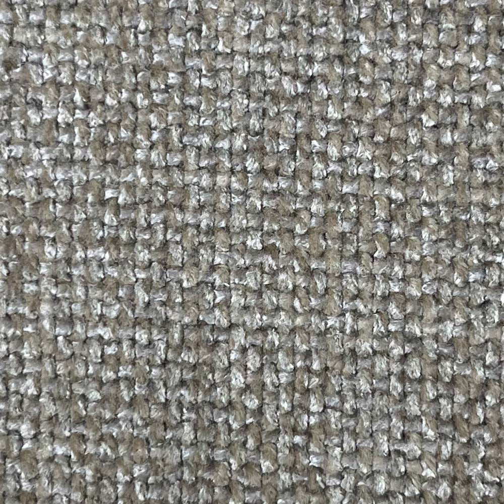 Gros plan d'un tissu texturé marron clair.