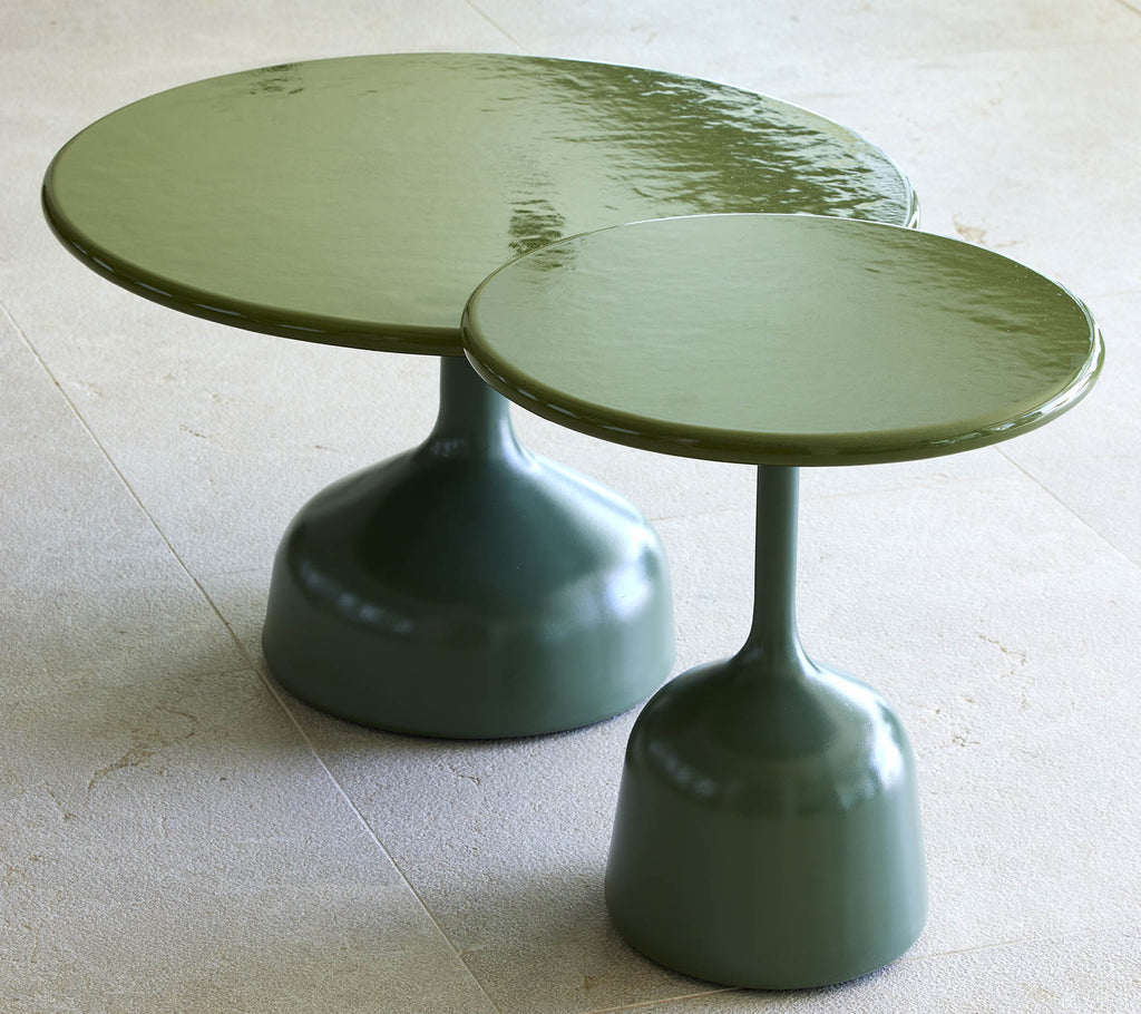 Glaze base de table basse, petite, dia. 45 cm